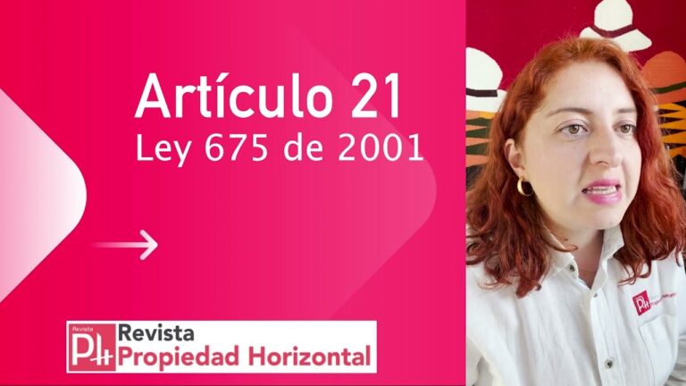 artículo 21 ley de propiedad horizontal
