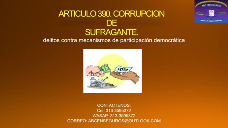 artículo 390 del código penal