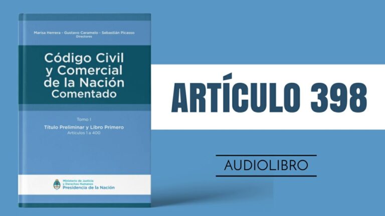 artículo 398 del código civil