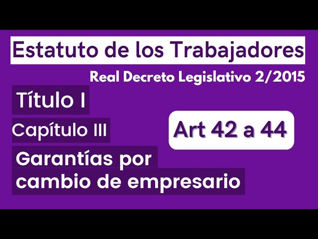 articulo 45 estatuto de los trabajadores