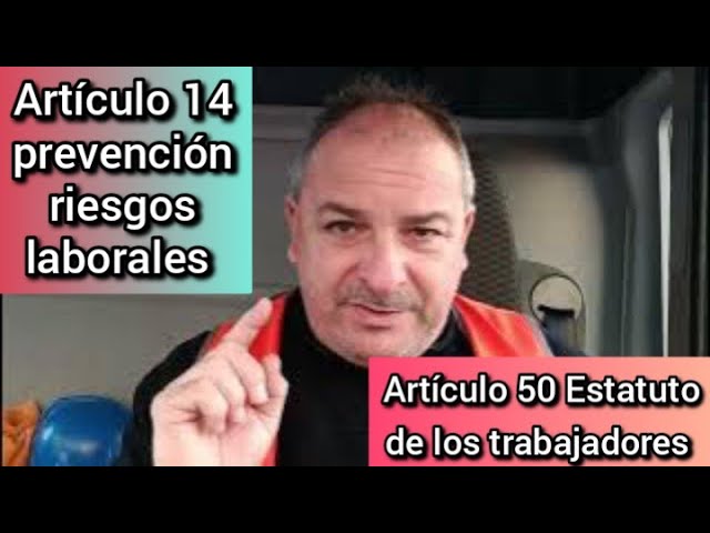 artículo 50 del estatuto de los trabajadores