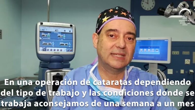 baja por operacion de cataratas