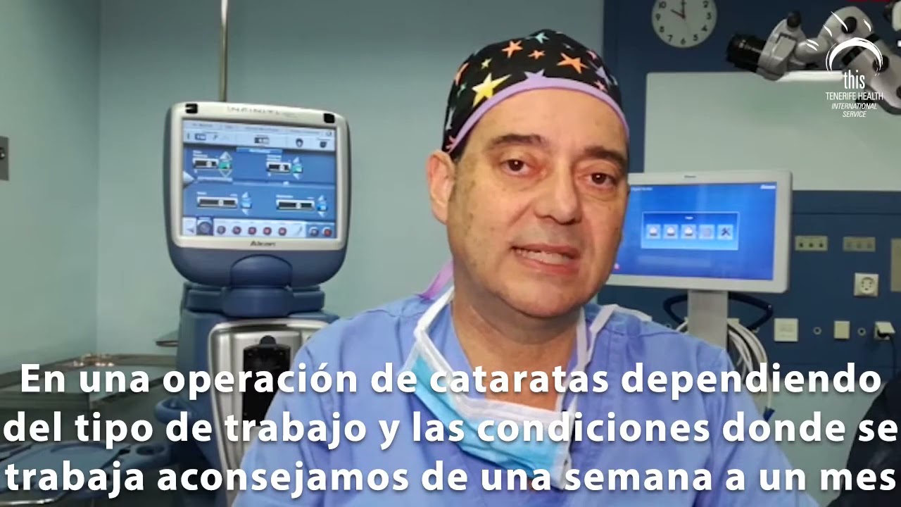 baja por operacion de cataratas