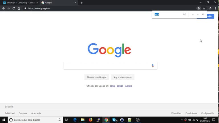 buscar en una pagina web