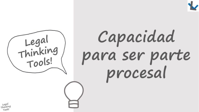 capacidad para ser parte y capacidad procesal