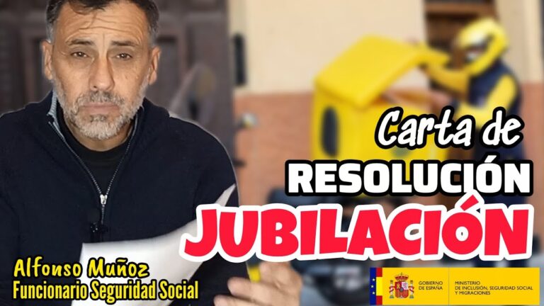 carta de resolución de jubilación en el inss
