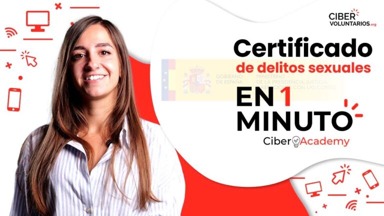 certificado de delitos sexuales barcelona