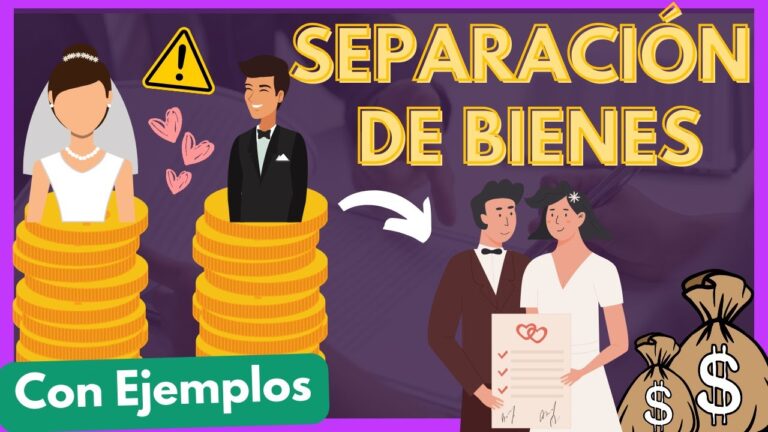 como hacer separacion de bienes