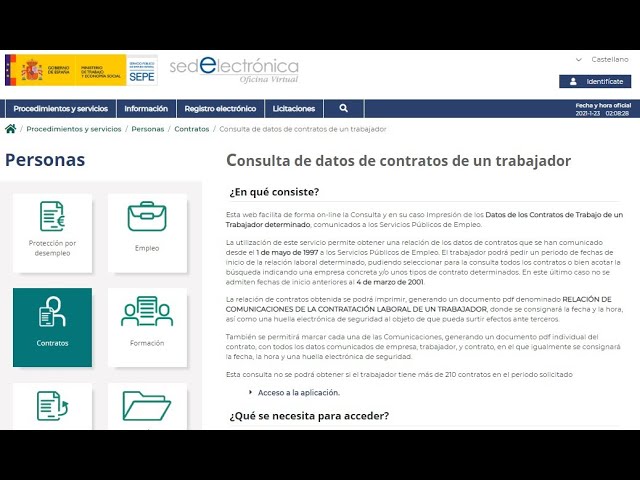 como saber mi contrato de trabajo