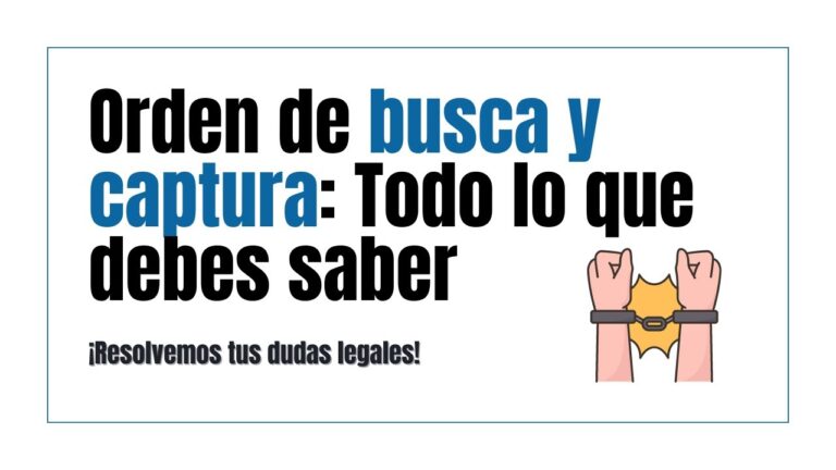 como saber si estoy en busca y captura