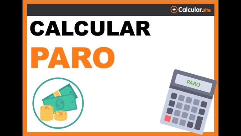 cómo se calcula el paro