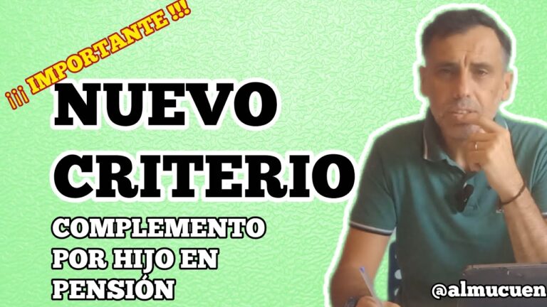 complemento por hijo en la pensión
