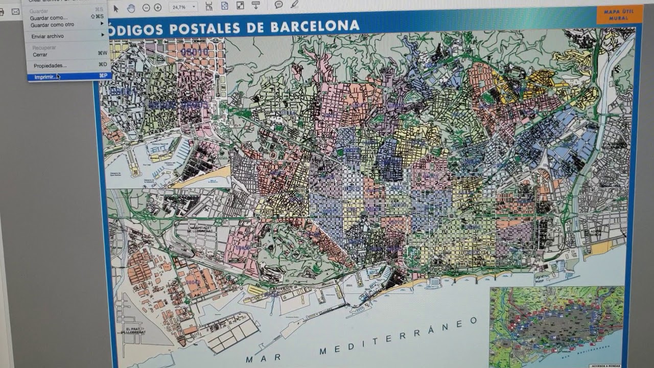 cuál es el código postal de barcelona