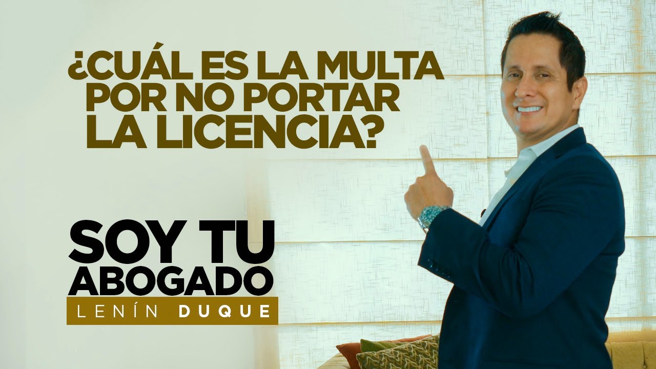 cual es la multa por conducir sin carnet