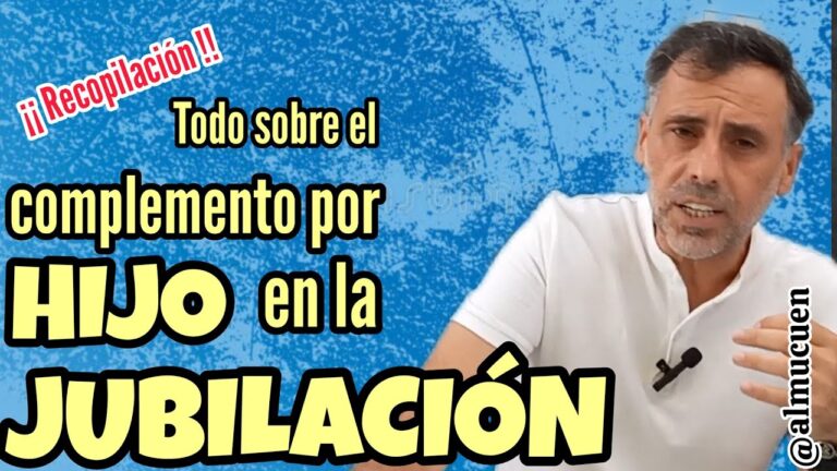 cuanto se cobra por hijo en la jubilacion