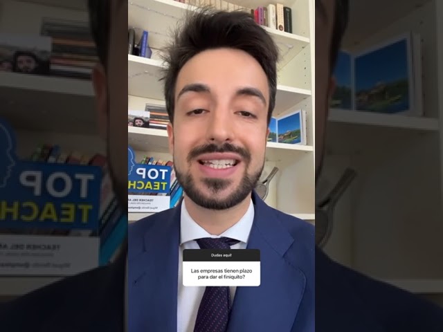 cuanto tiempo tienen para pagar el finiquito