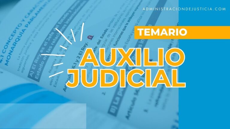 cuantos temas son auxilio judicial
