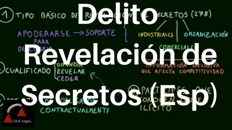 delito de revelacion de secretos