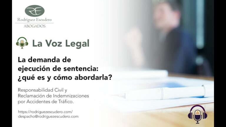 demanda de ejecución de sentencia