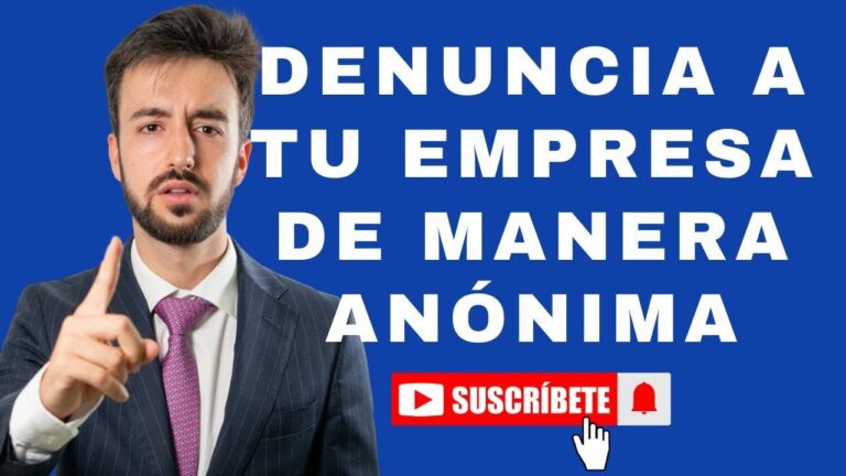 denuncia ante inspección de trabajo
