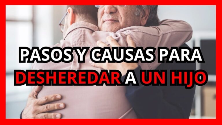 desheredar a un hijo en españa