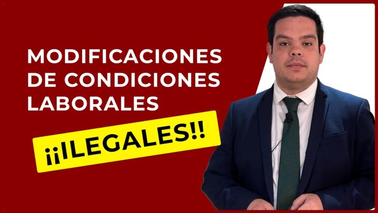 despido por modificación sustancial de condiciones de trabajo