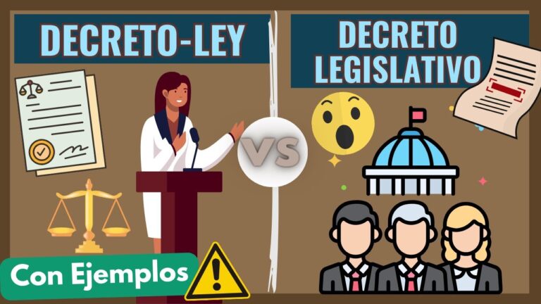 diferencia entre real decreto ley y real decreto legislativo