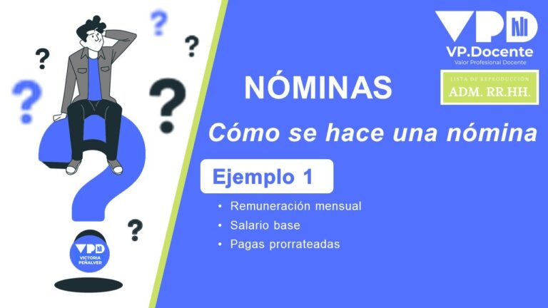 ejemplo de nómina con pagas extras prorrateadas