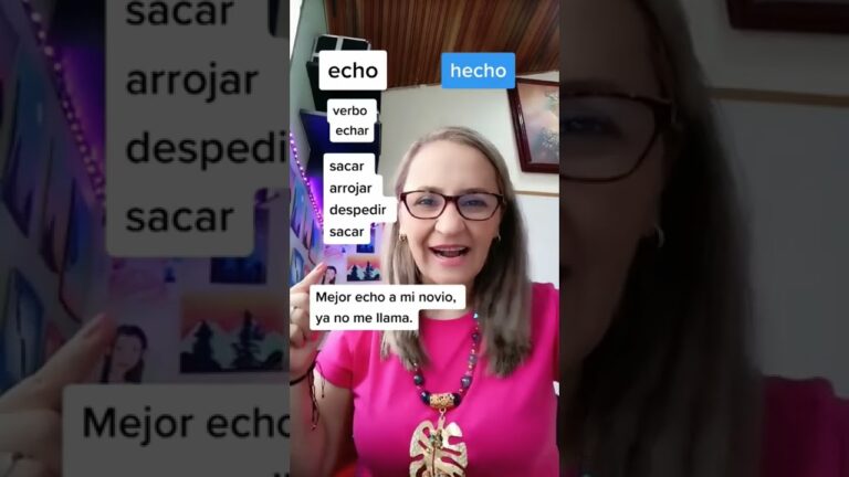 el hecho o el echo