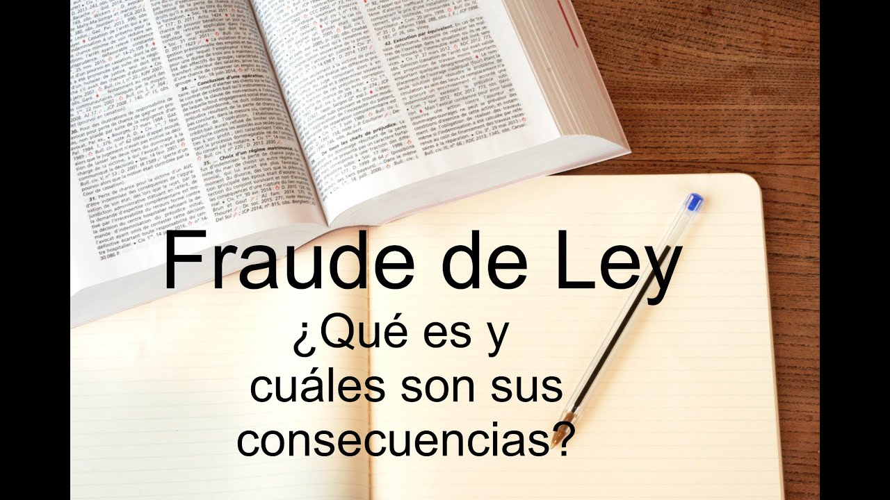 fraude de ley codigo civil