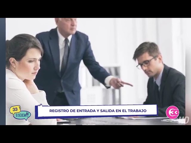 hora de entrada y salida del trabajo