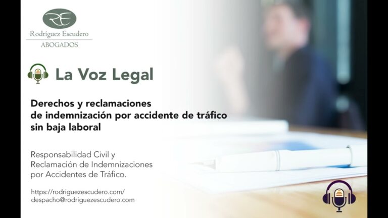 indemnizacion accidente trafico sin baja laboral
