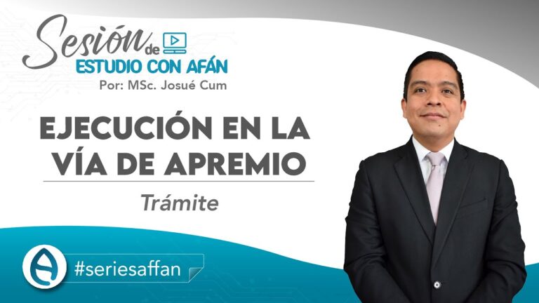 judicial en vía de apremio