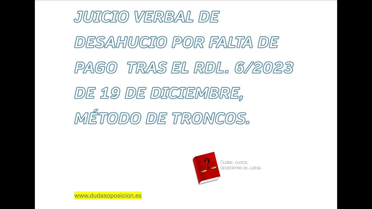 juicio verbal desahucio por falta de pago