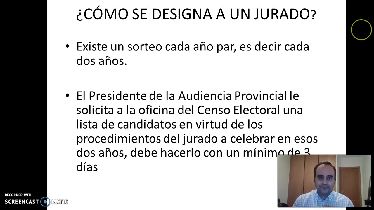 ley del tribunal del jurado