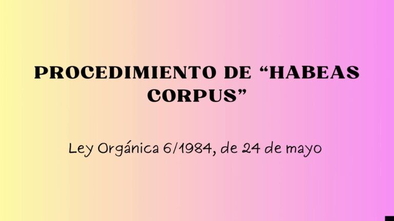 ley organica 6/1984