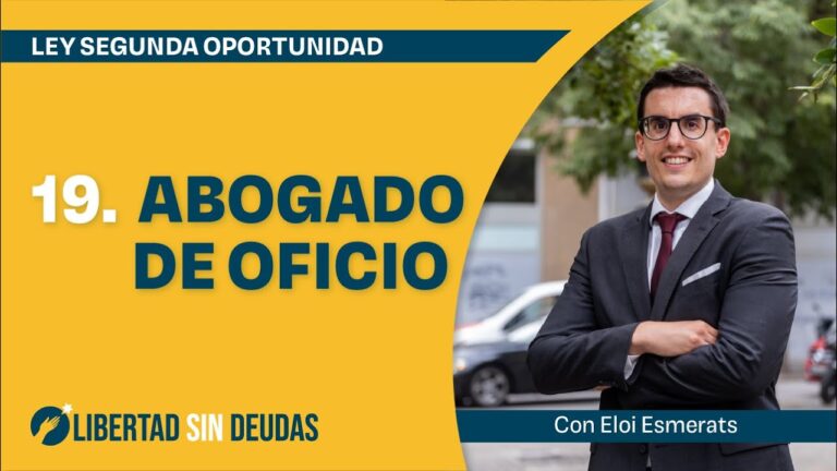 ley segunda oportunidad abogado de oficio
