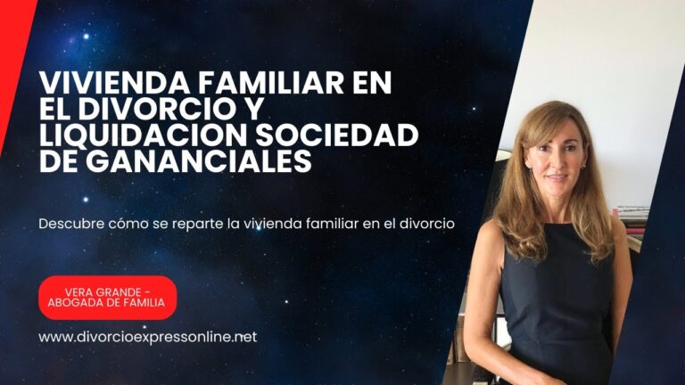 liquidación de gananciales vivienda familiar