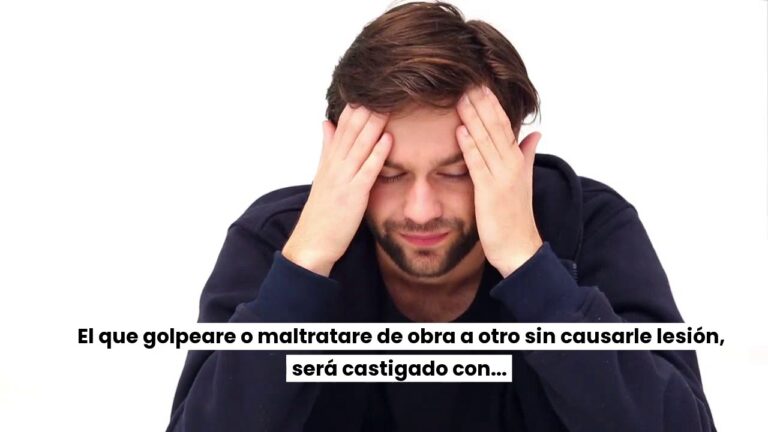 maltrato de obra codigo penal