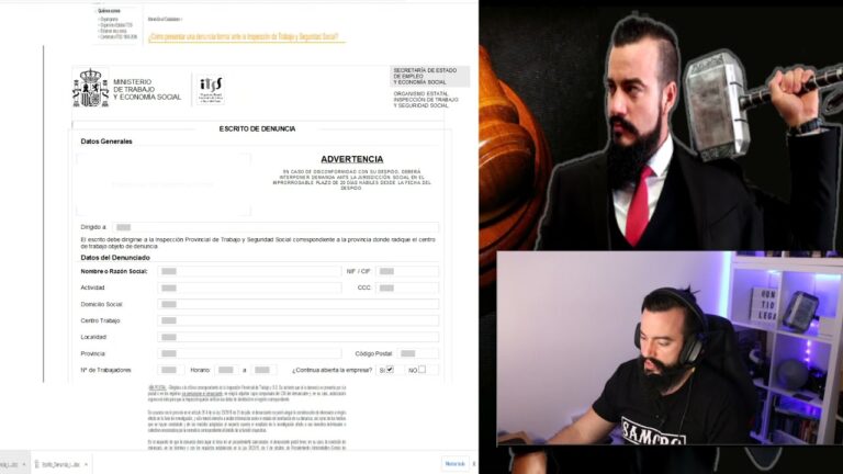 modelo denuncia inspección de trabajo