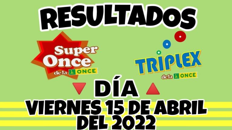 número de la once del 15 de abril