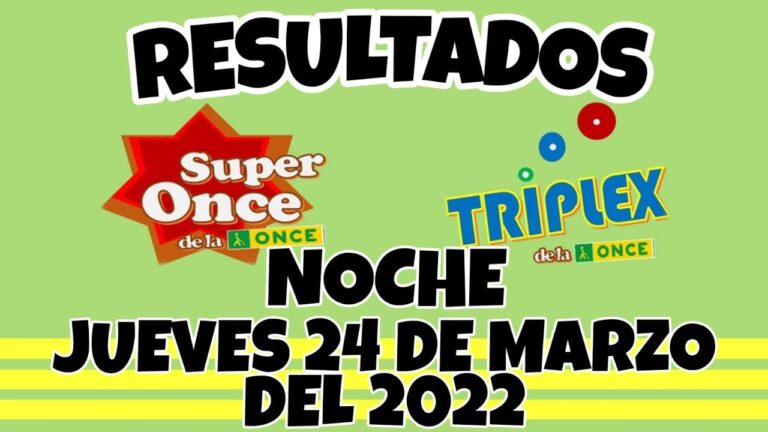 número de la once del 24 de marzo