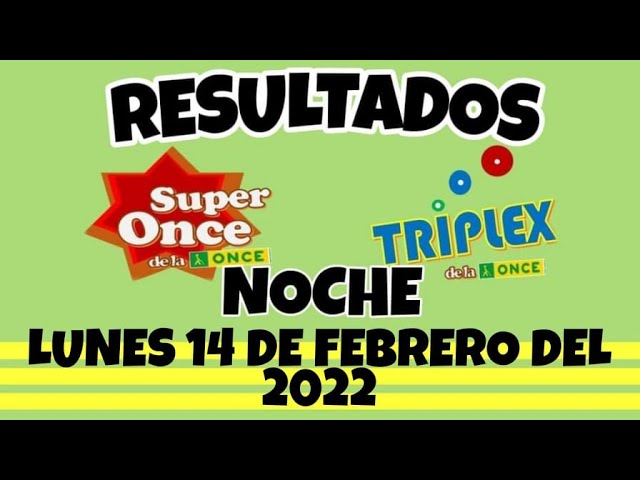 número de la once del día 14 de febrero