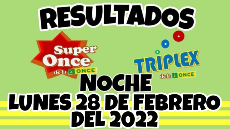 número de la once del día 28 de febrero
