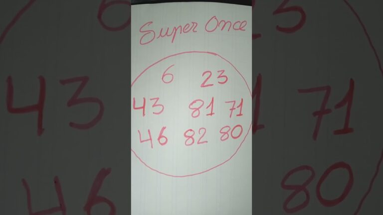 número de la once del día 5 de abril