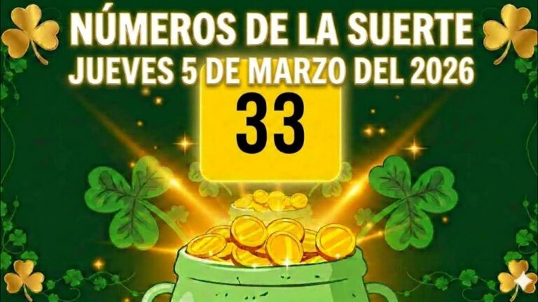número de la once del día 5 de marzo