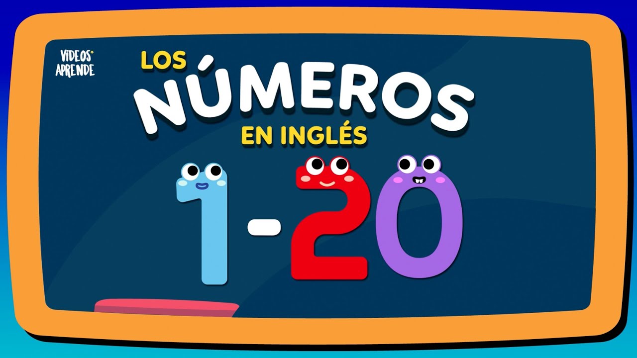 numeros del 1 al 20 en ingles