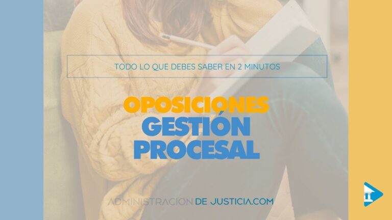 oposiciones gestion procesal y administrativa