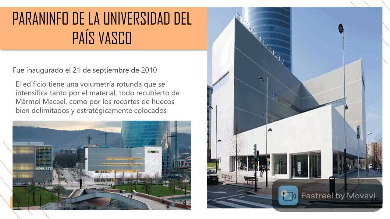 paraninfo de la universidad del país vasco