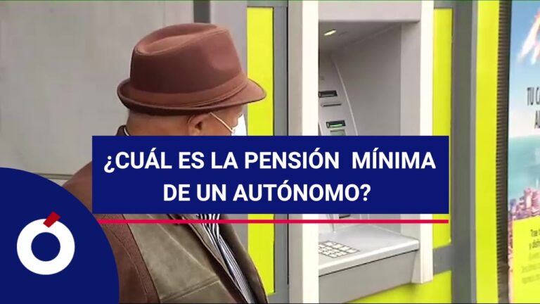 pensión mínima de un autónomo